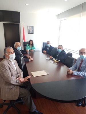 لقاءات وزيرة المهجرين