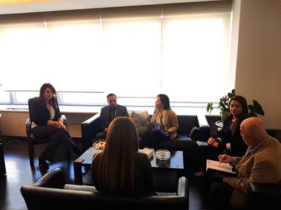 شريم تلتقي وفداً من المنظمة الدولية للهجرة