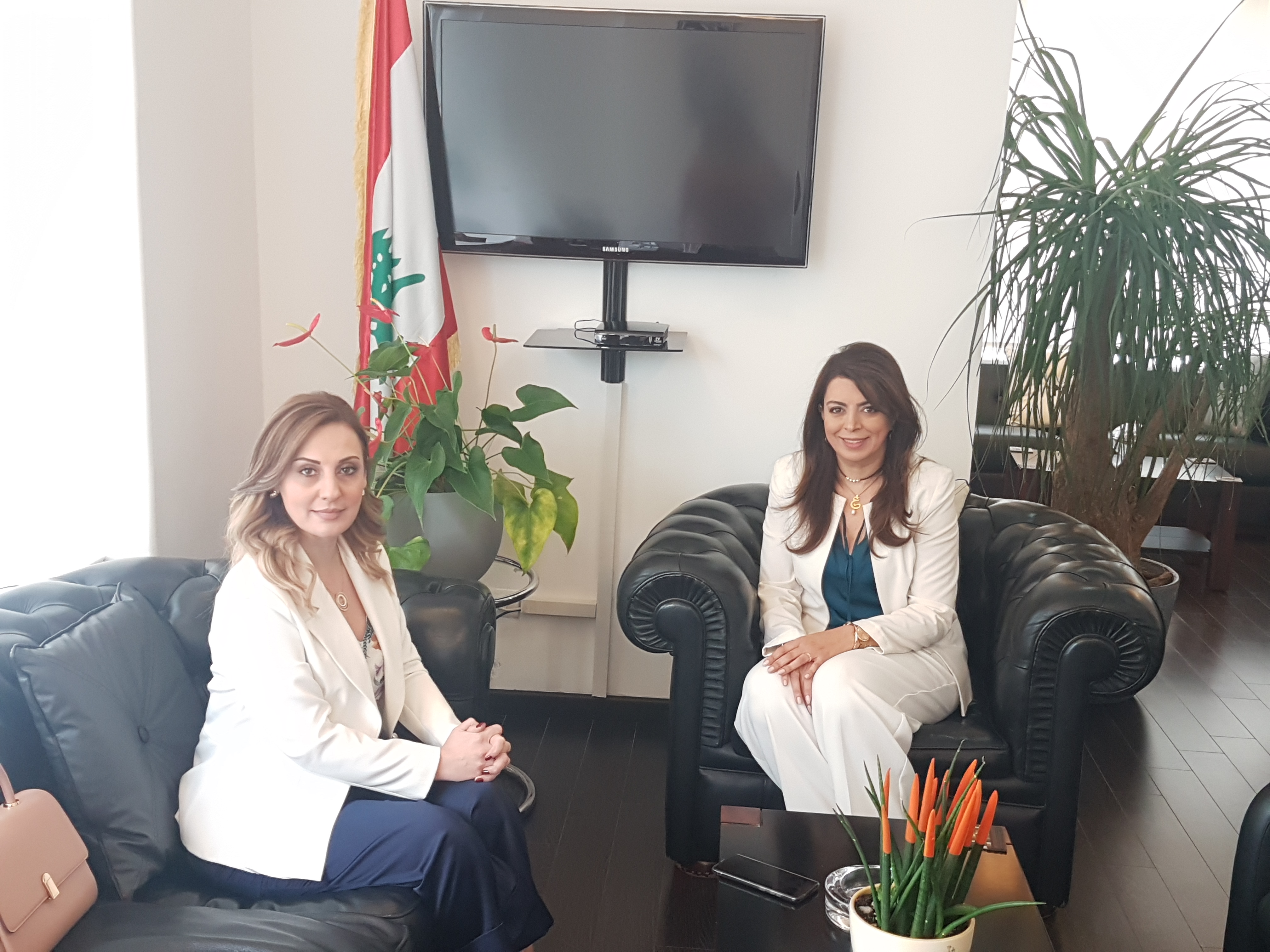 استقبلت الدكتورة غادة شريم وزيرة الشباب والرياضة