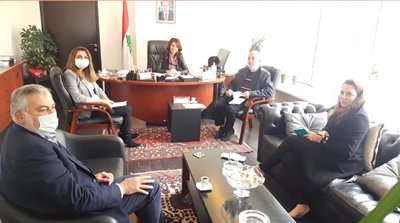 التقت وزيرة المهجرين السيدة كريستيانسن