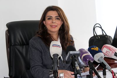 المؤتمر الصحافي لمعالي الوزيرة شريم